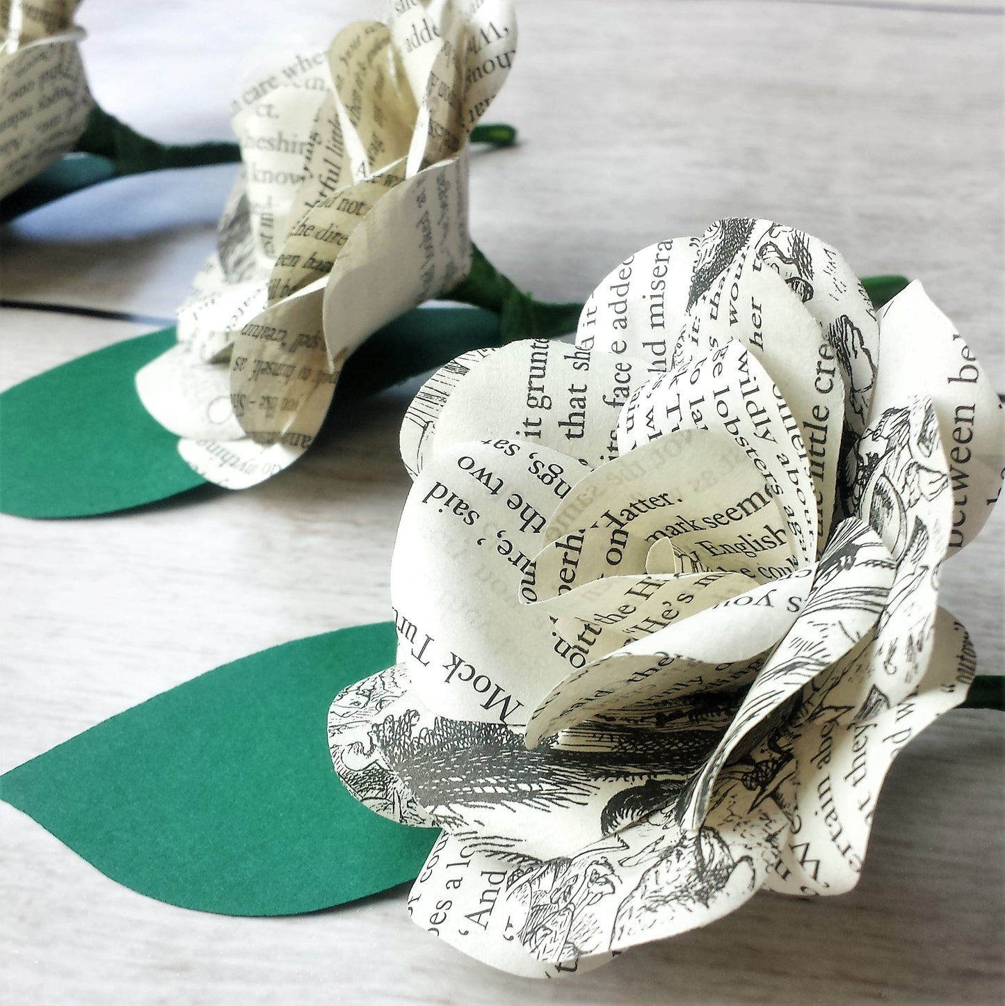 Alice in Wonderland Paper Buttonhole