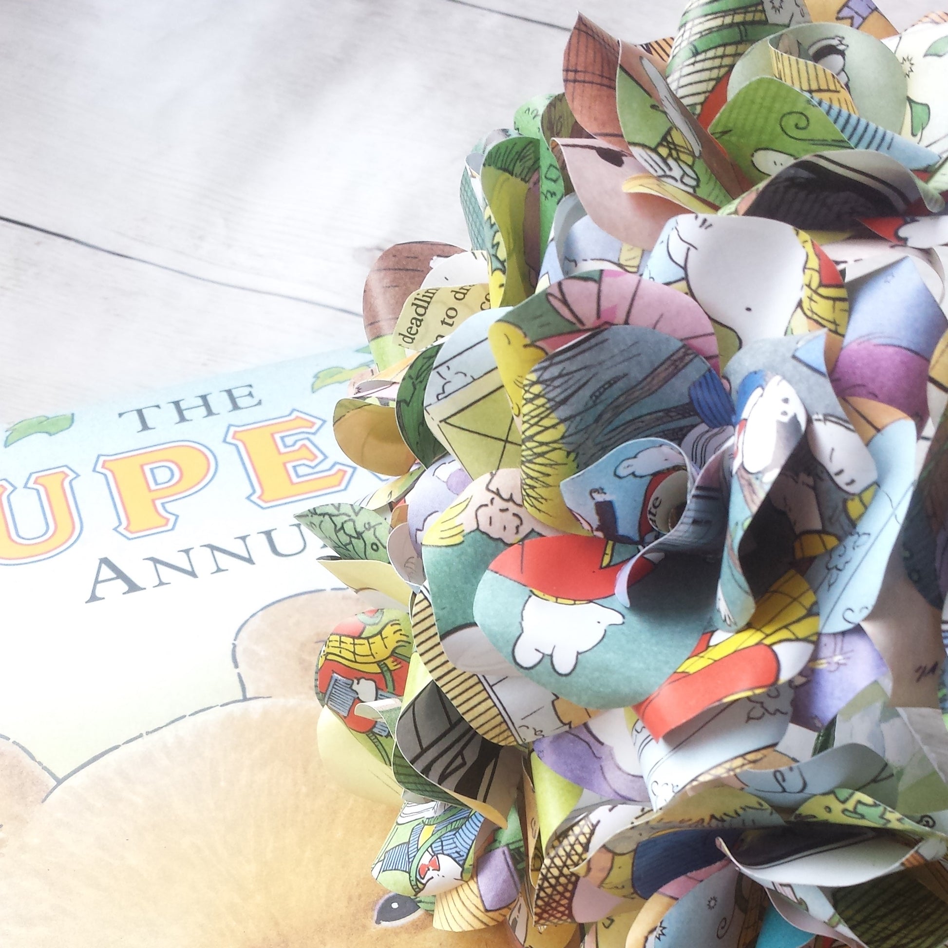 Rupert the Bear Paper Roses