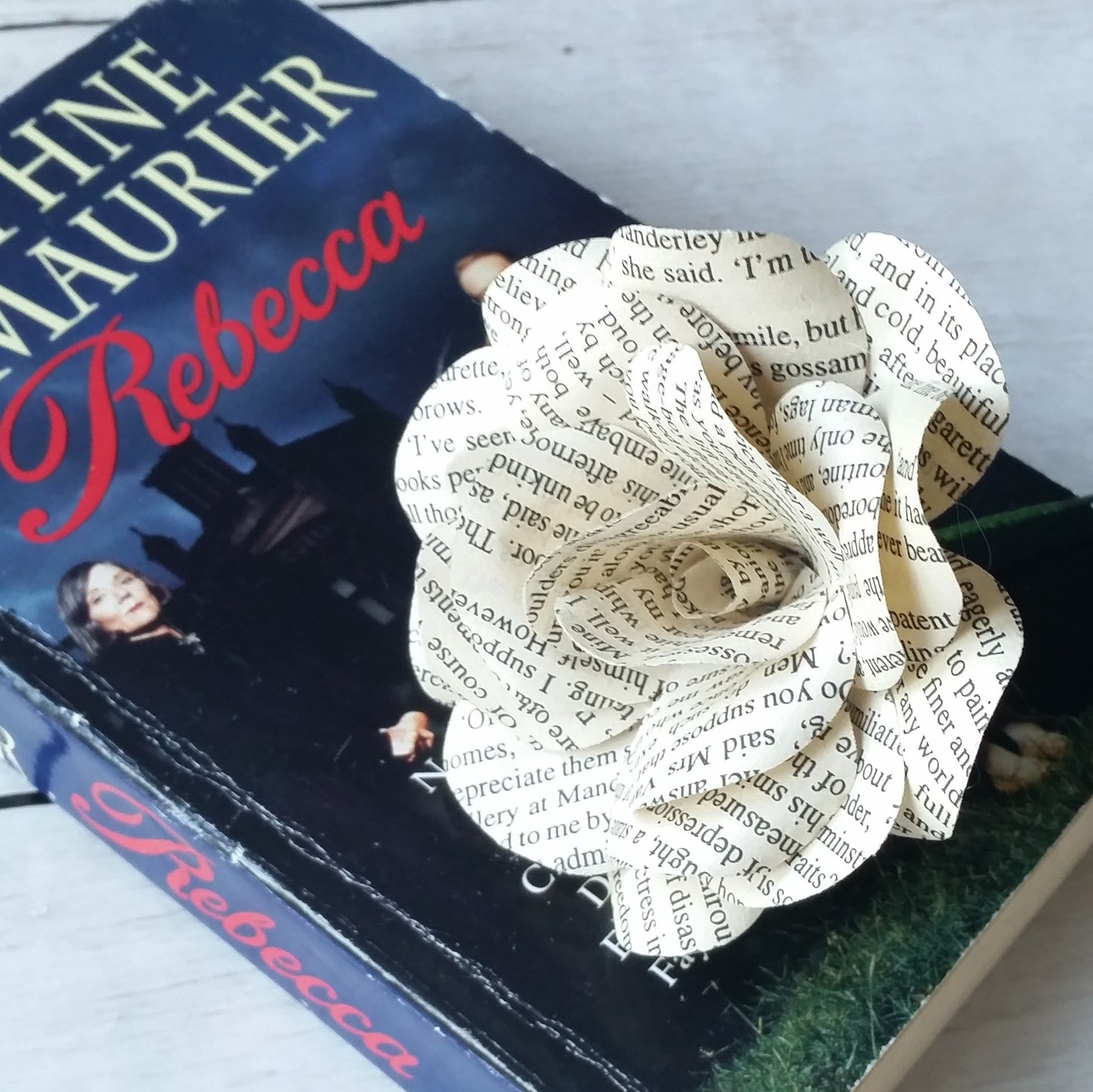 Book Paper Flower Roses