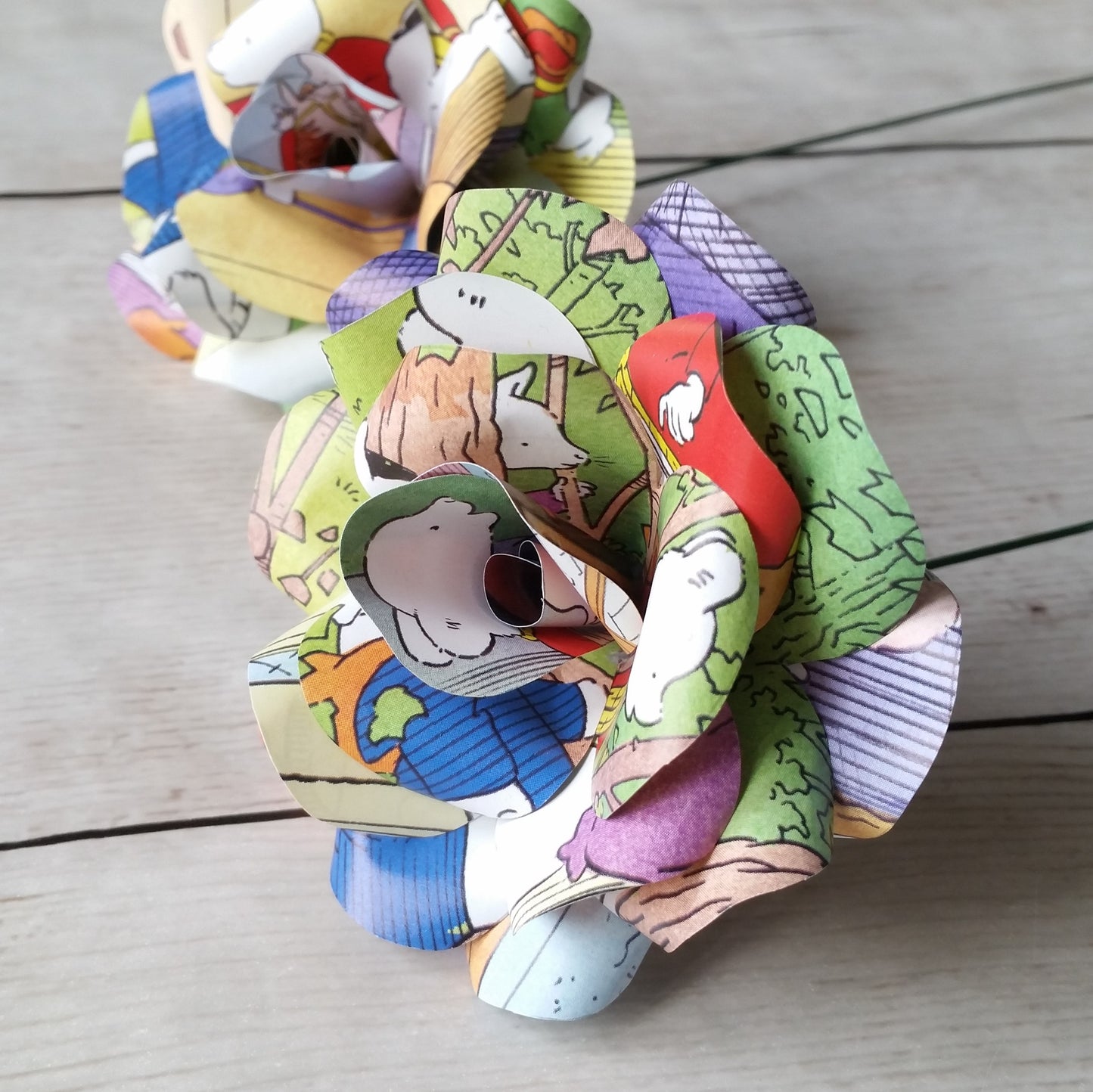 Rupert Bear Paper Roses