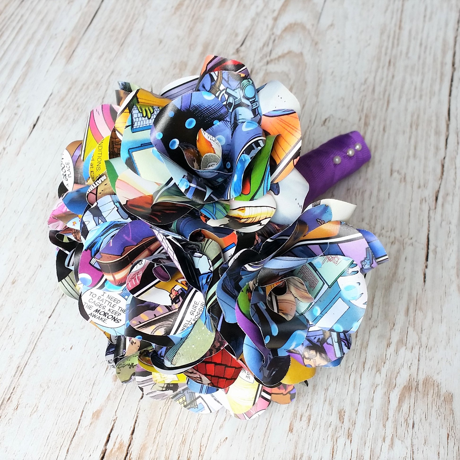 Comic Book Bridal Bouquet