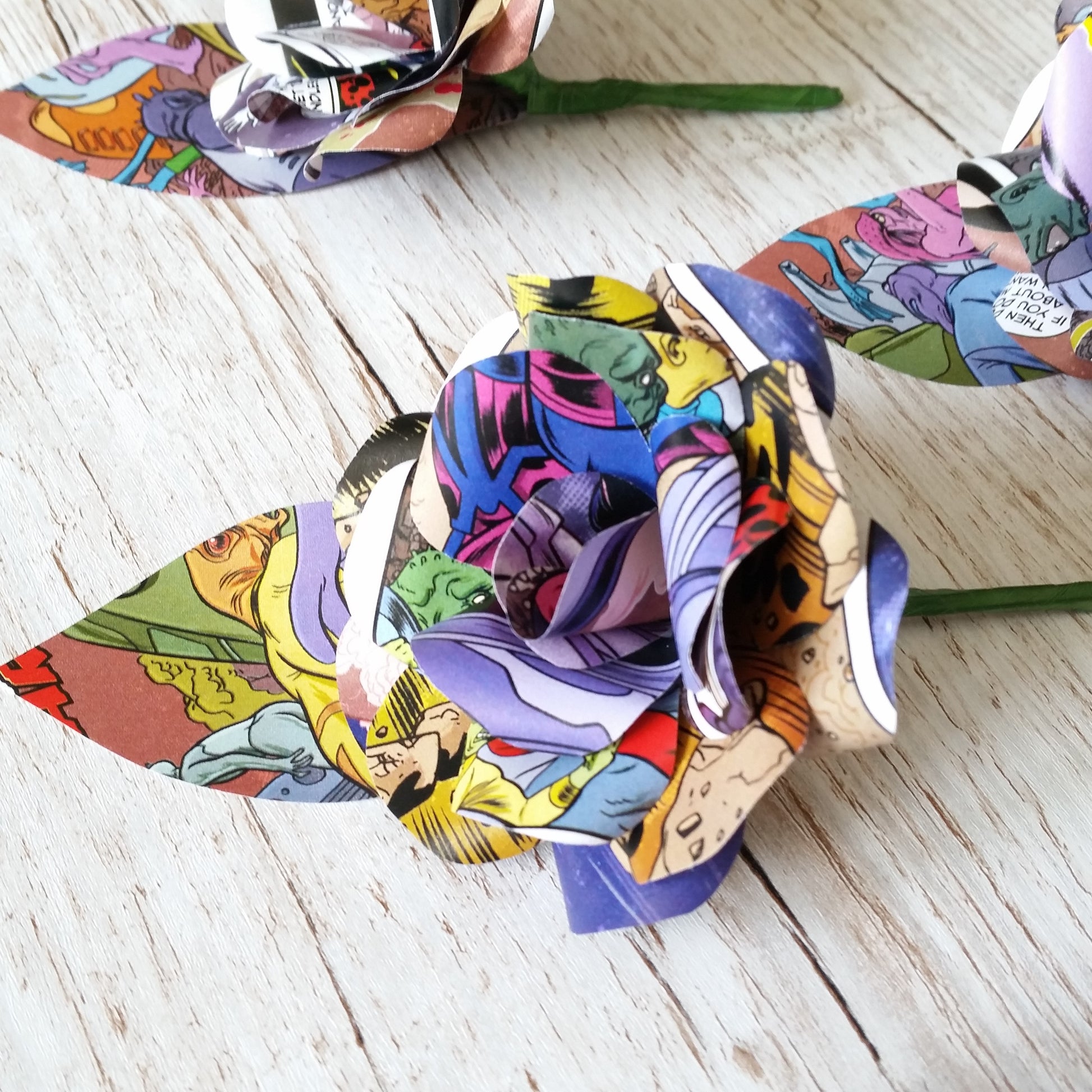 Comic Book Paper Buttonhole