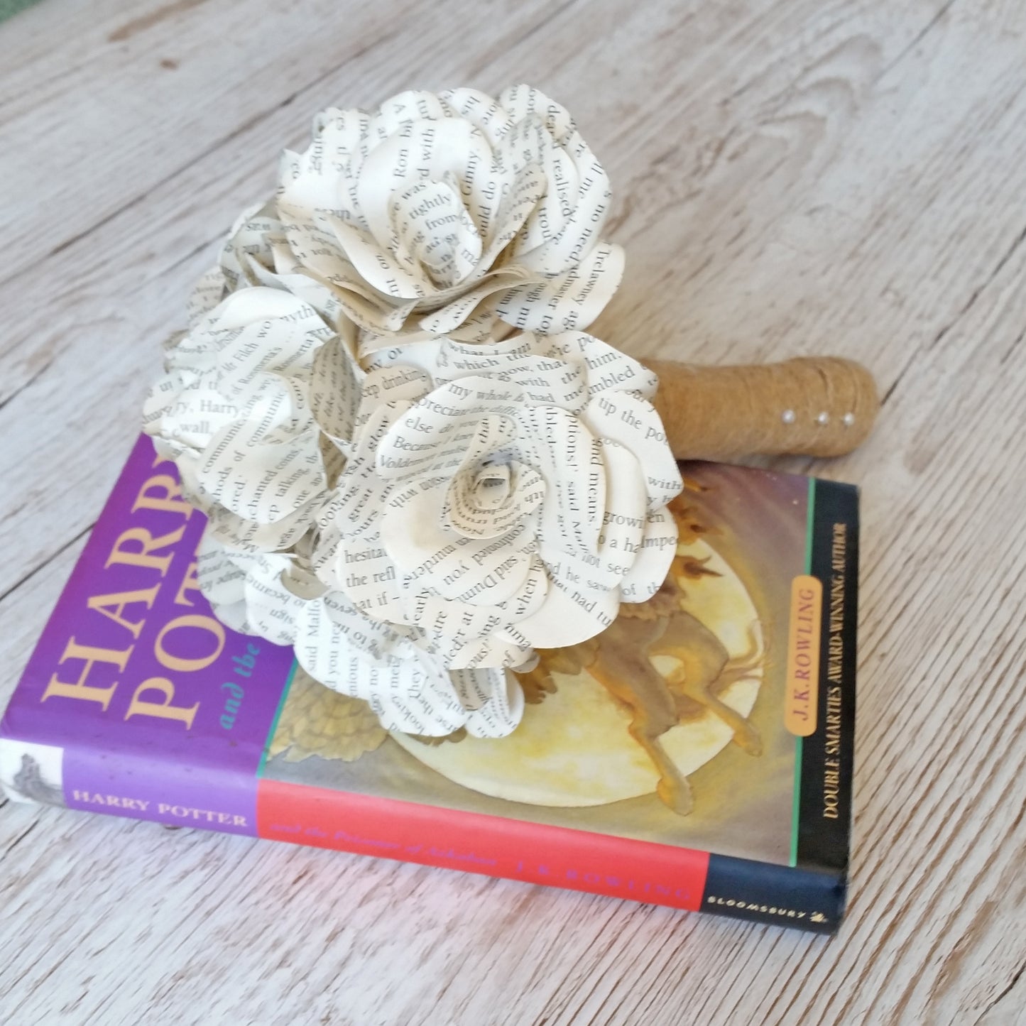 Book Paper Flower Bridal Bouquet