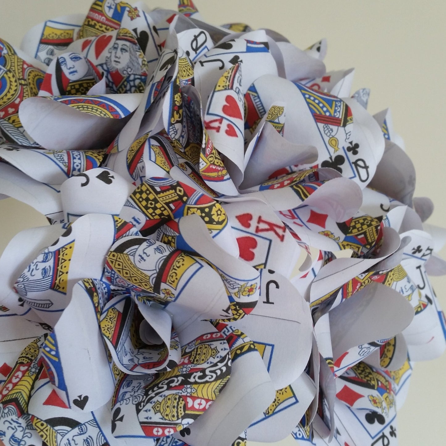Playing Card Paper Flowers