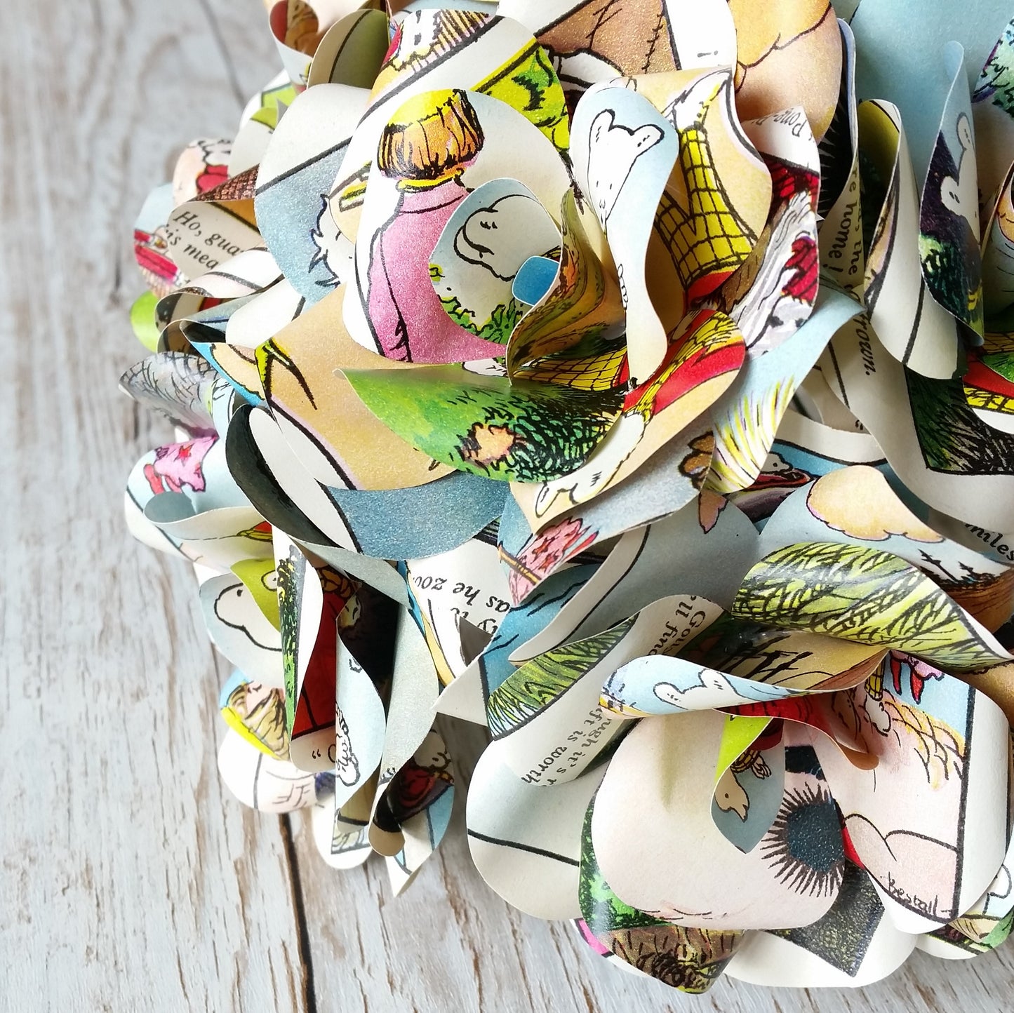 Rupert Bear Paper Roses