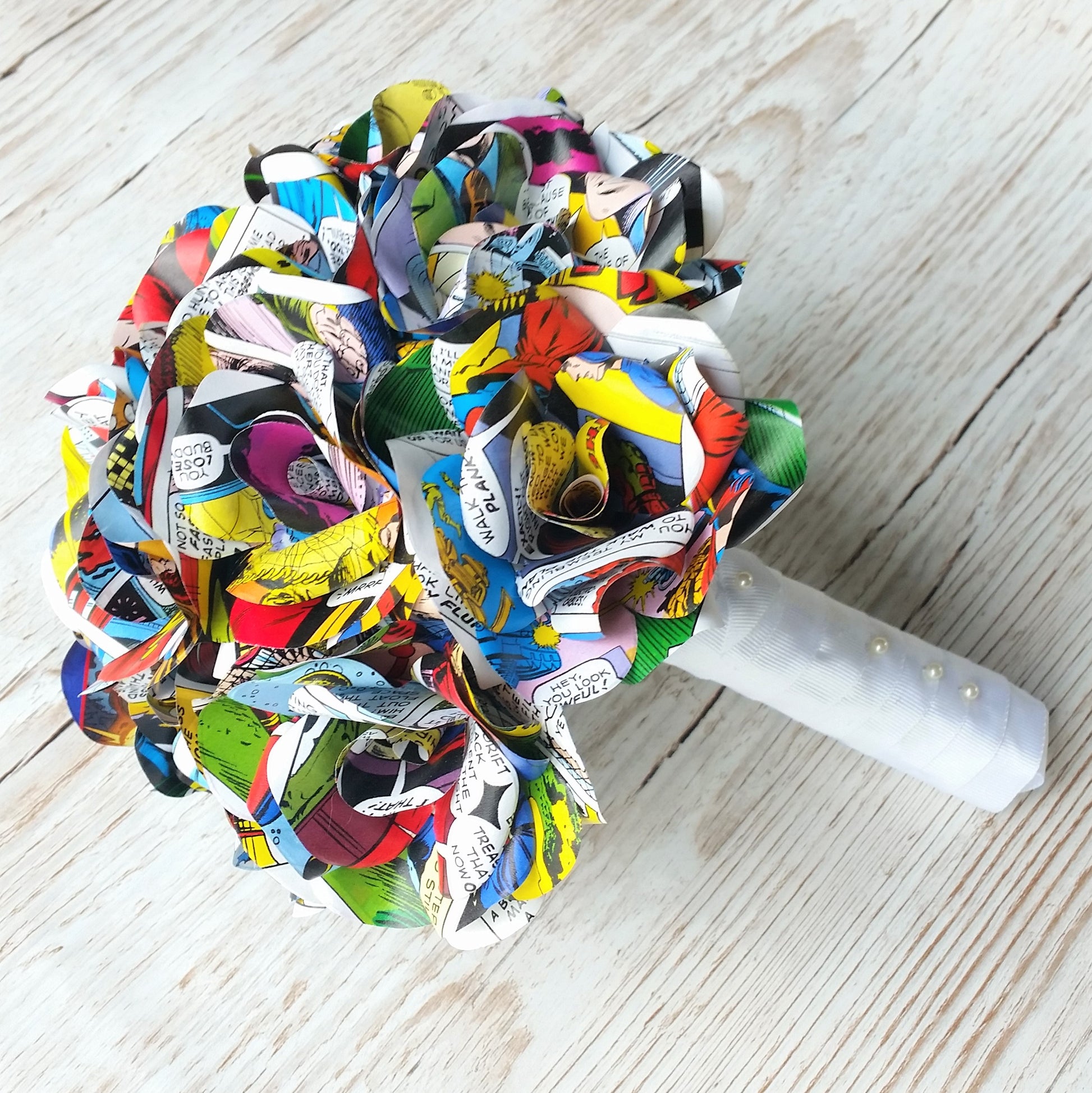 Comic Book Bridal Bouquet