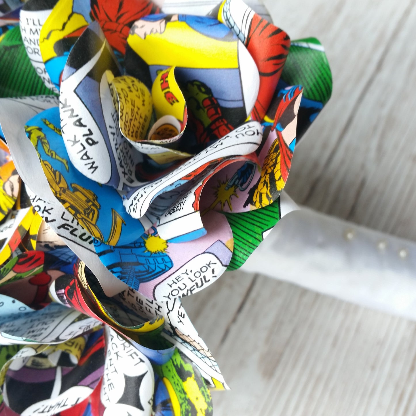 Comic Book Bridal Bouquet