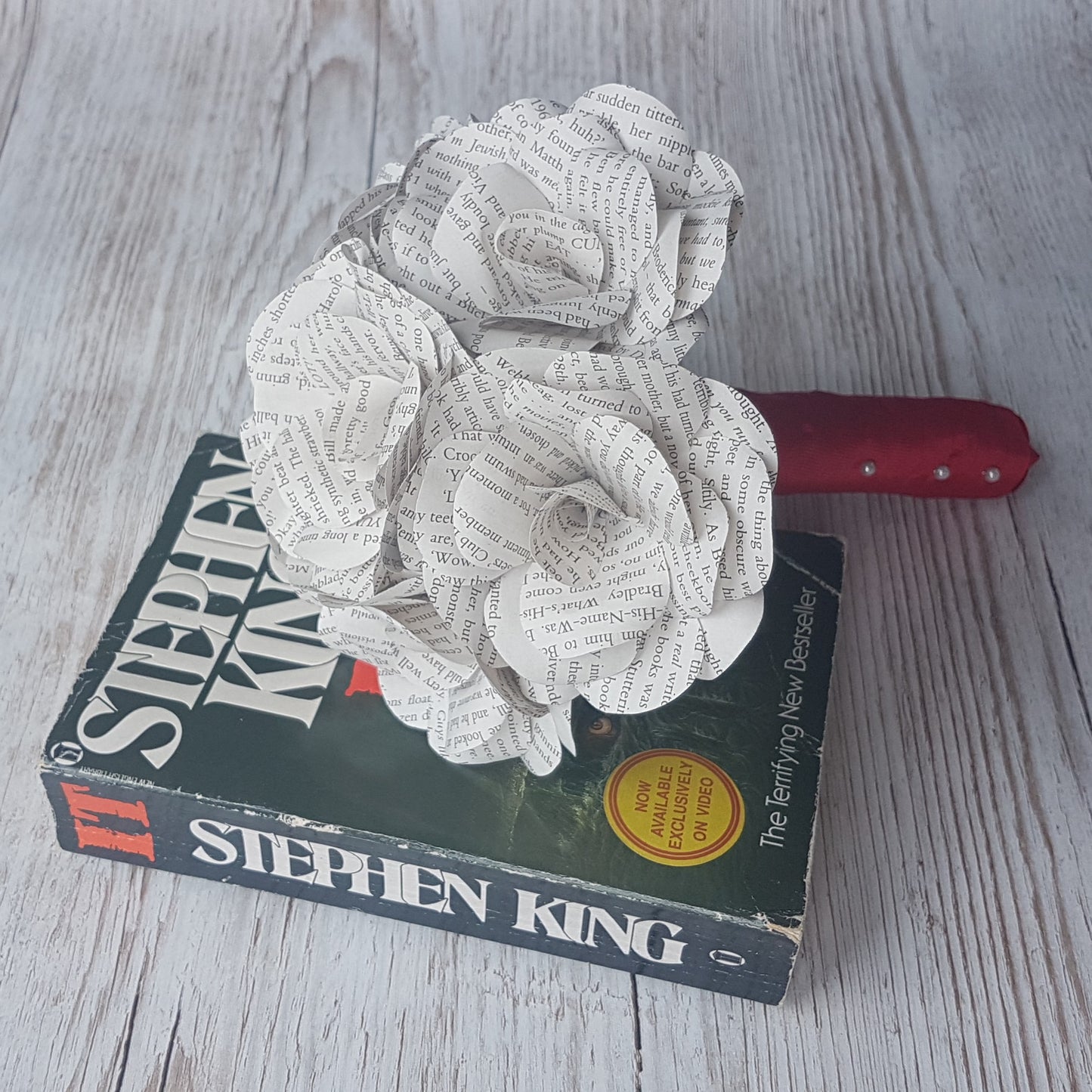 Book Paper Flower Bridal Bouquet