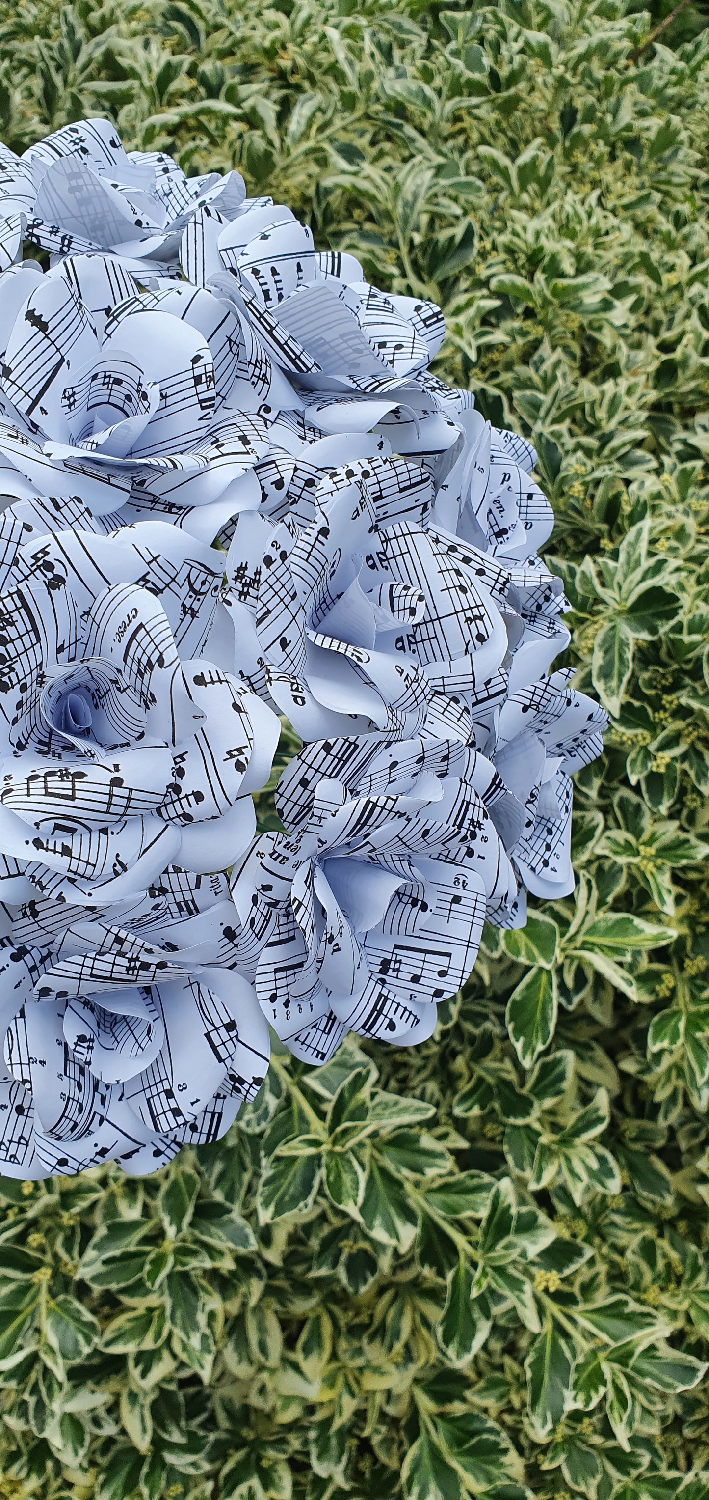 Sheet Music Paper Flowers