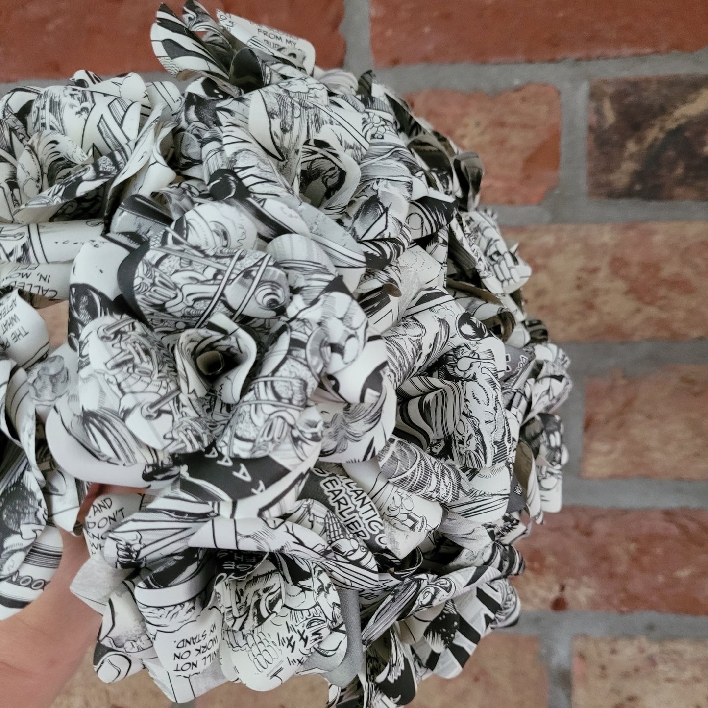Manga Book Paper Flower Roses