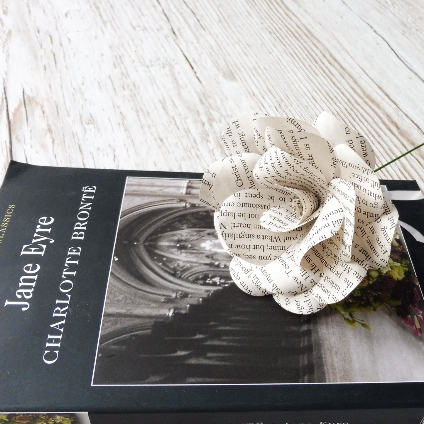 Jane Eyre Paper Flowers