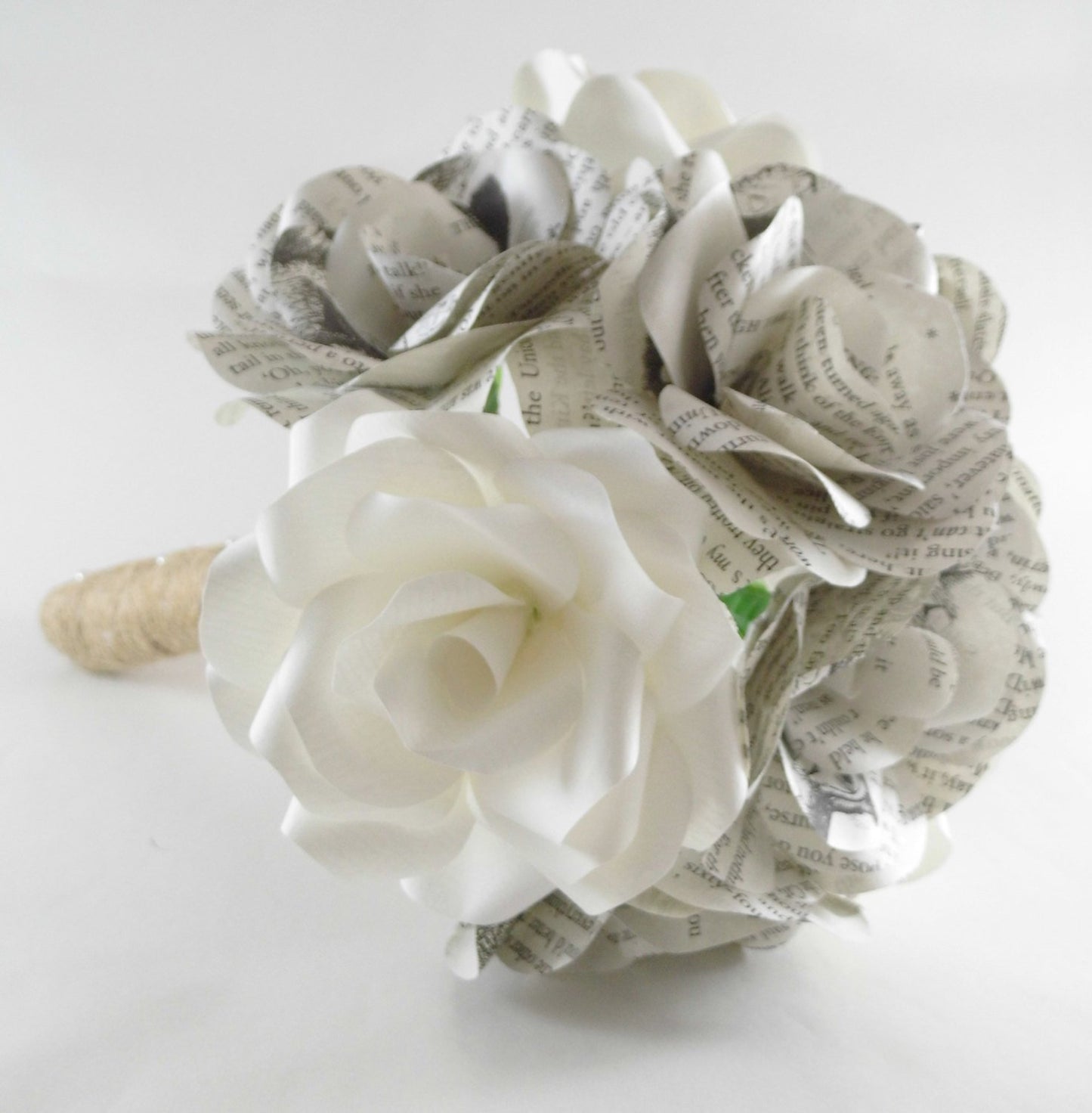 Book Paper Flower Bridal Bouquet