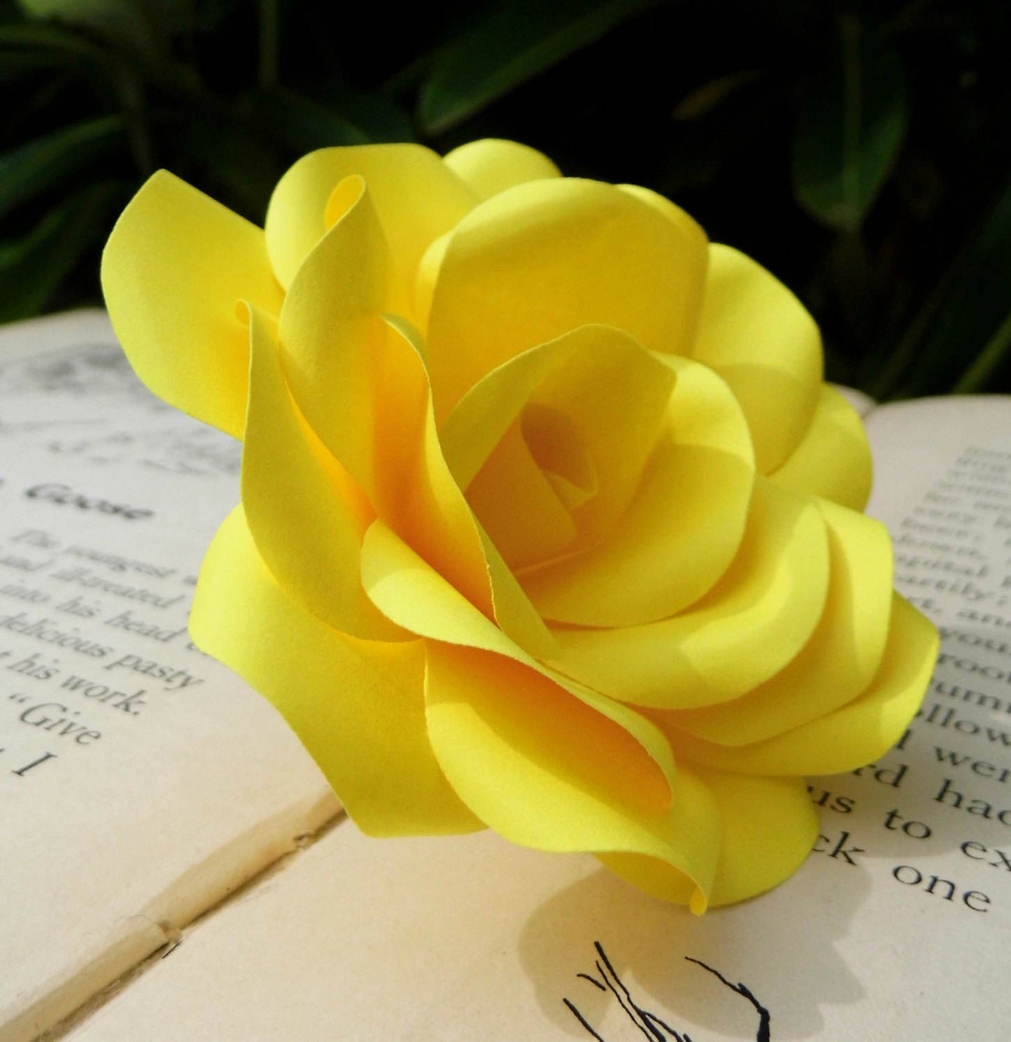 Yellow Paper Roses