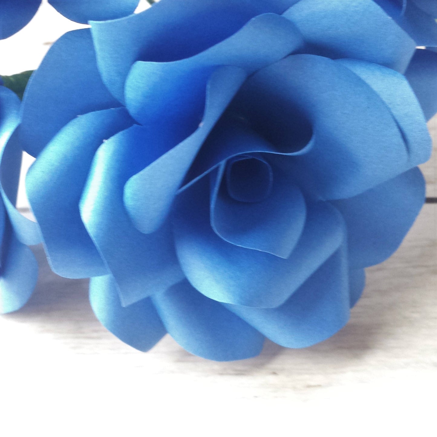 Royal Blue Paper Flower