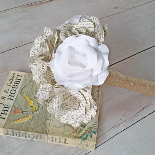 The Hobbit Paper Flower Bridal Bouquet