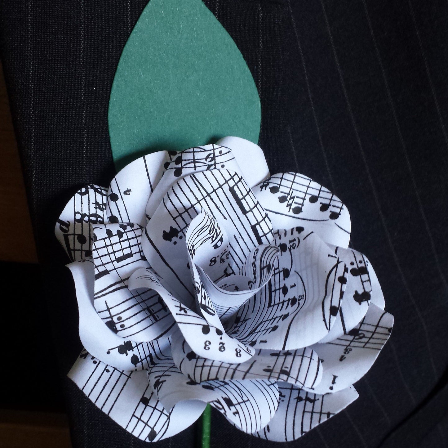 Sheet Music Buttonhole
