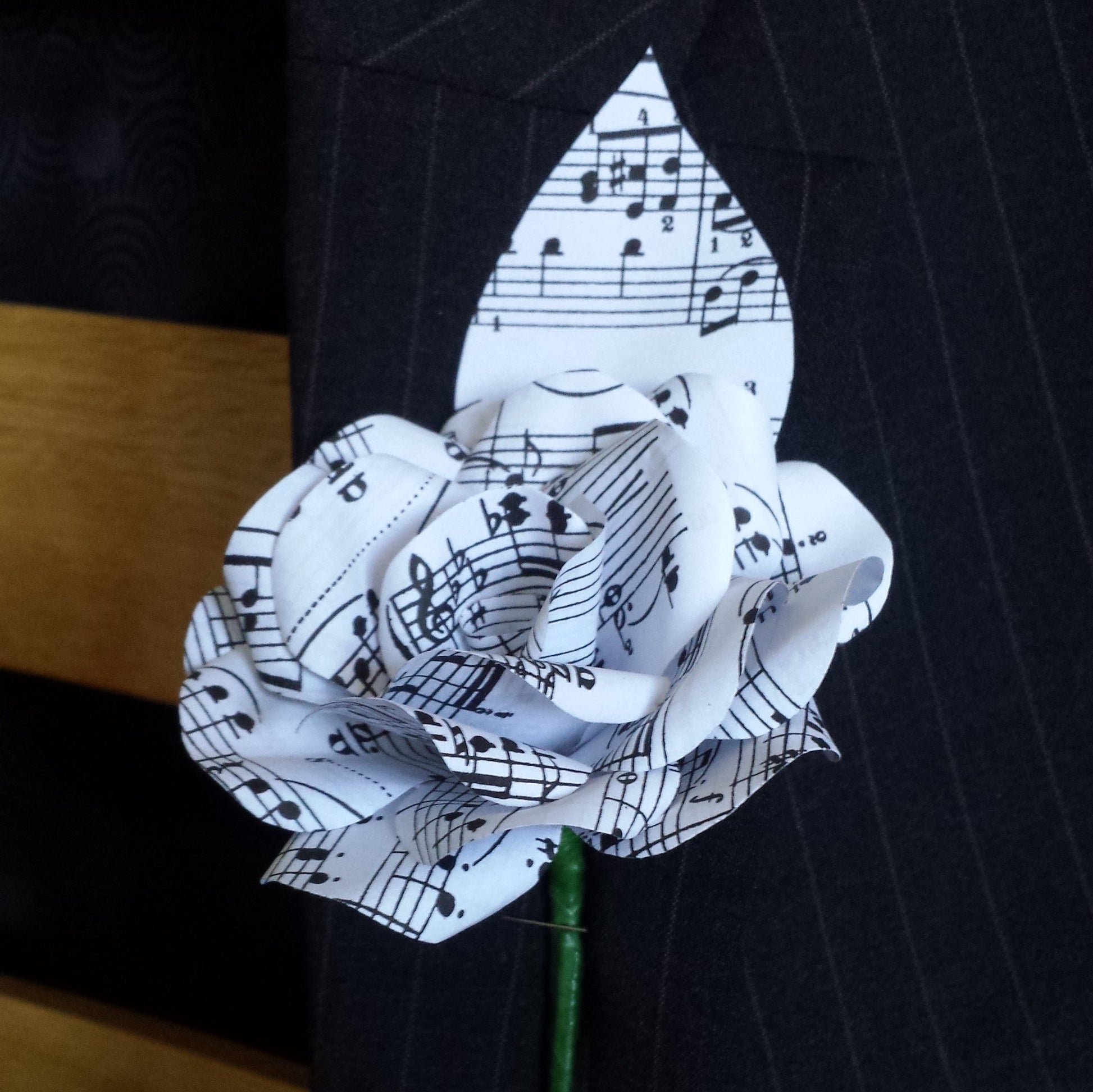 Sheet Music Boutonniere