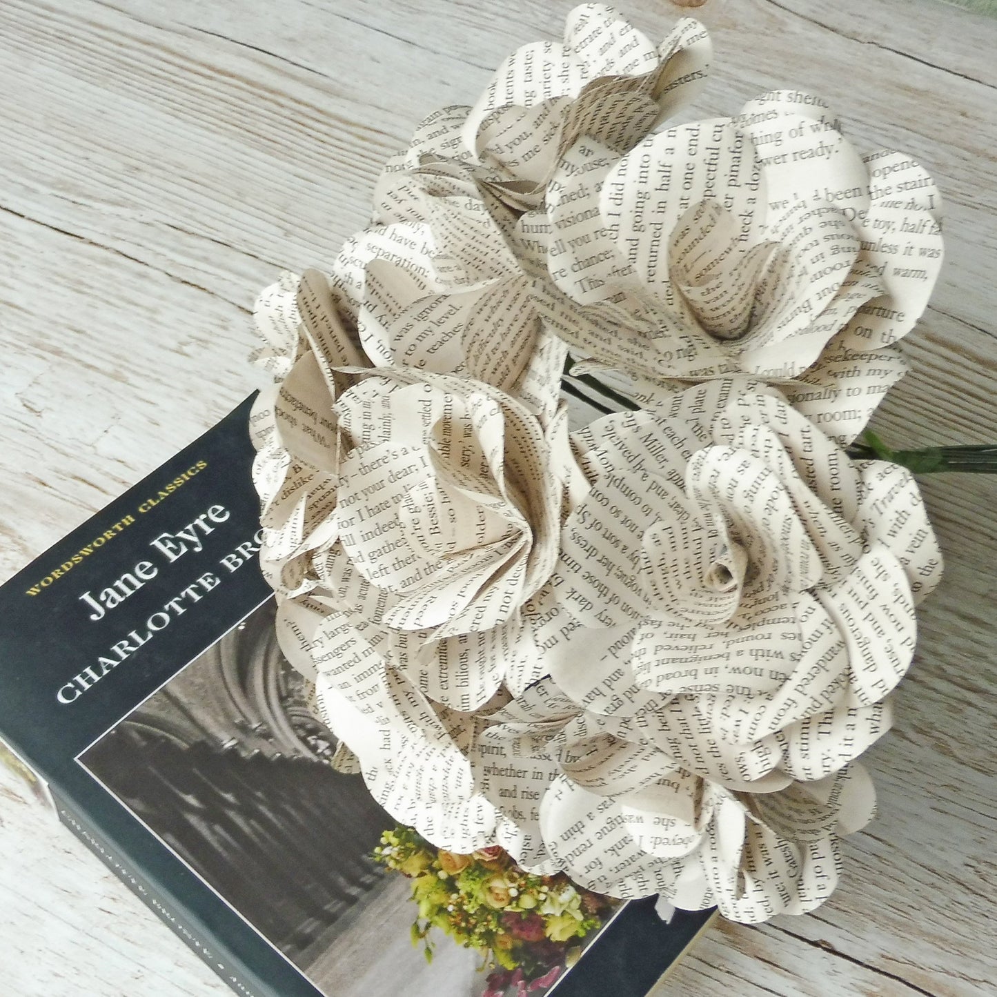 Jane Eyre Paper Flowers