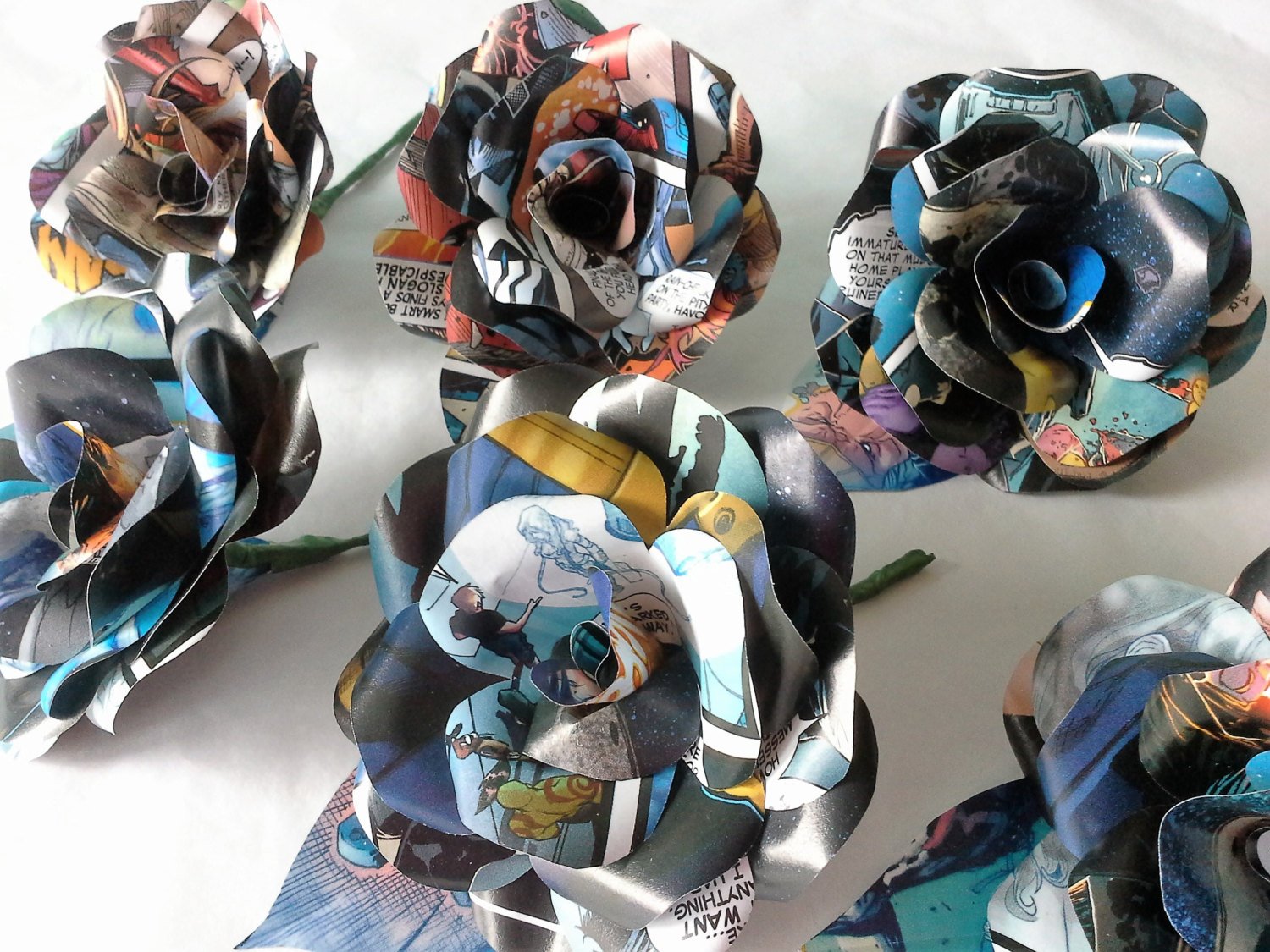 Comic Book Paper Buttonholes