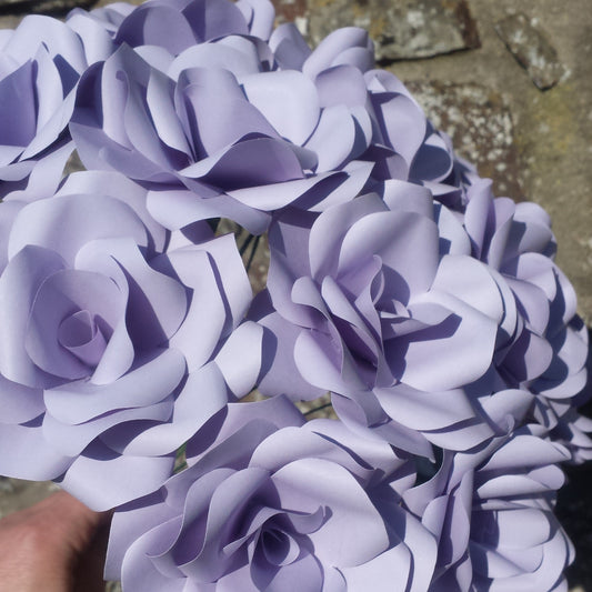 Lavender Paper Flower Bouquet