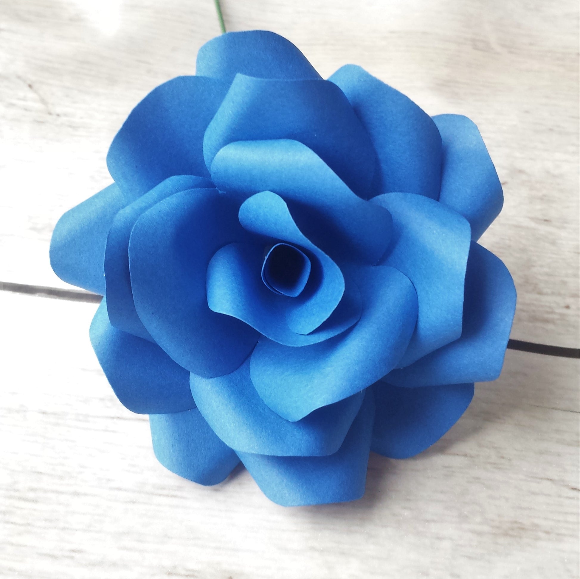Royal Blue Paper Rose