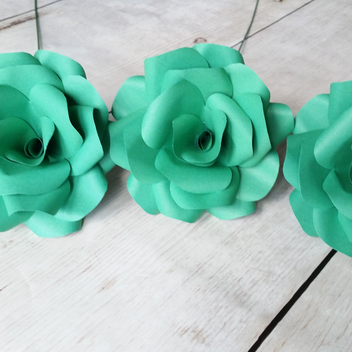 Purchase Paper Roses Green Paper Roses – Paper Flowers By Nicky