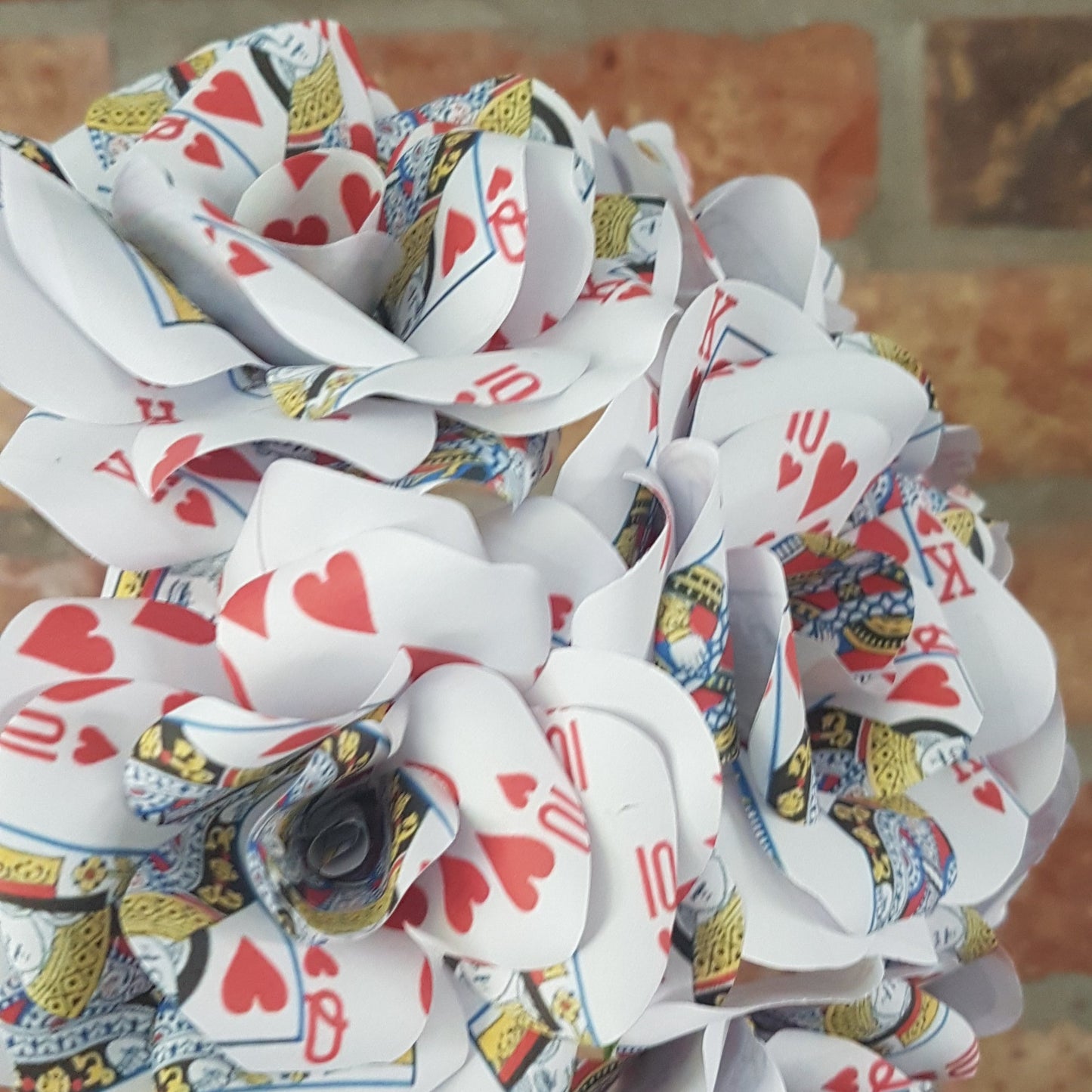Playing Card Paper Flowers