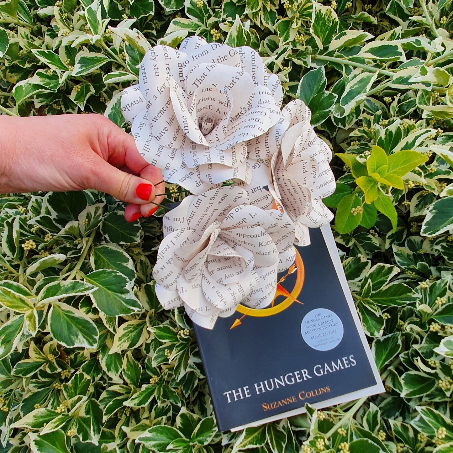 The Hunger Games Paper Flowers