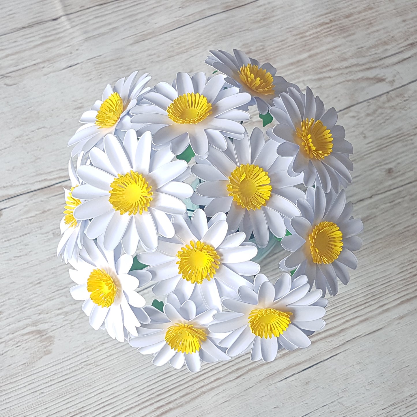 Bunch of paper daisies