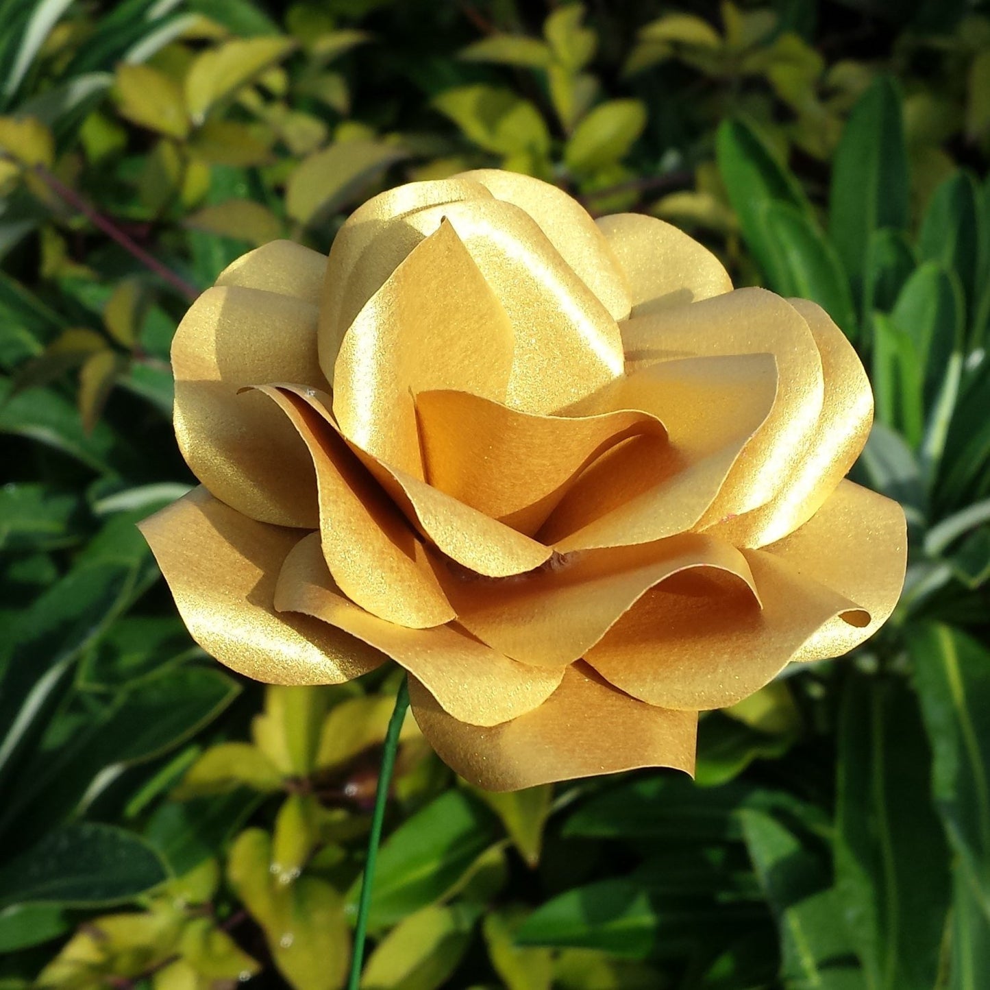 Gold Paper Flowers