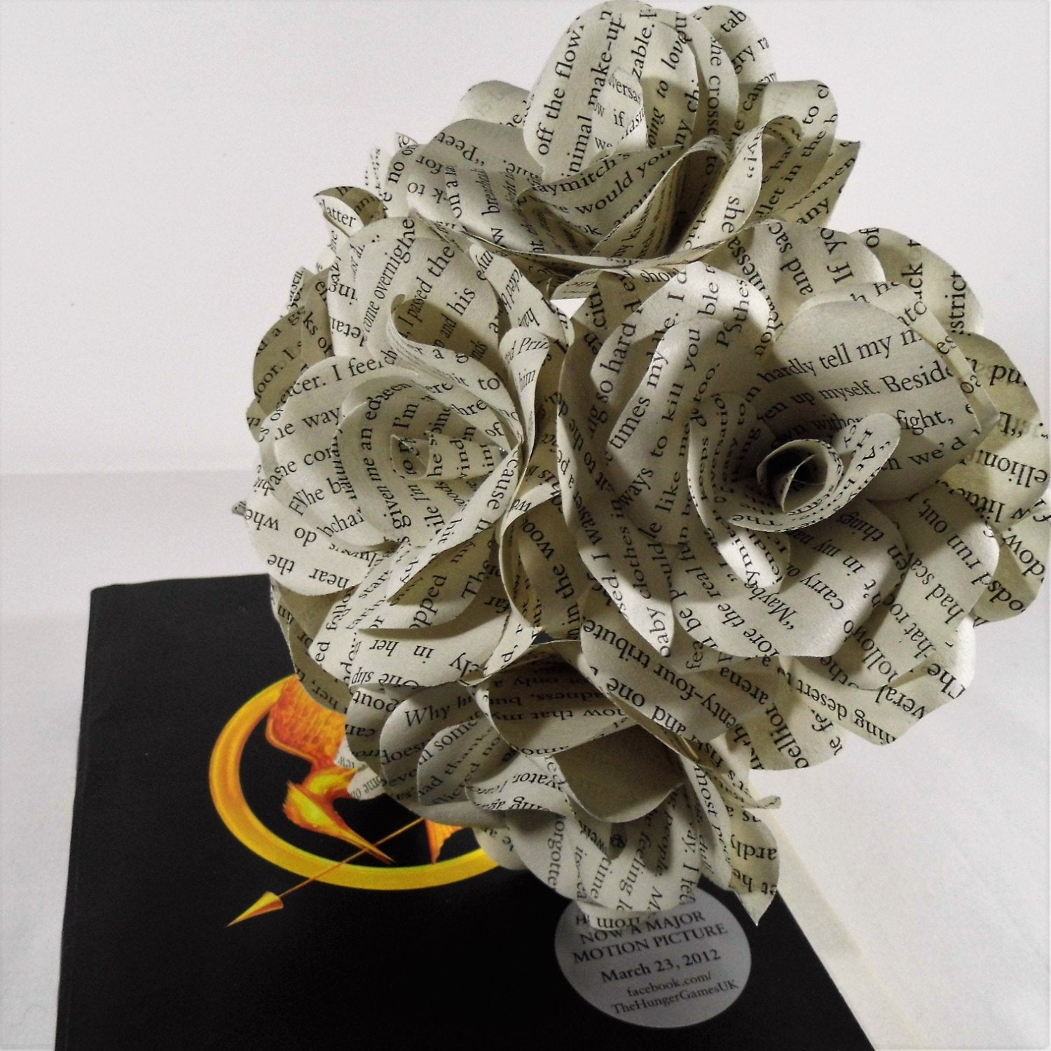 Hunger Games Paper Flowers