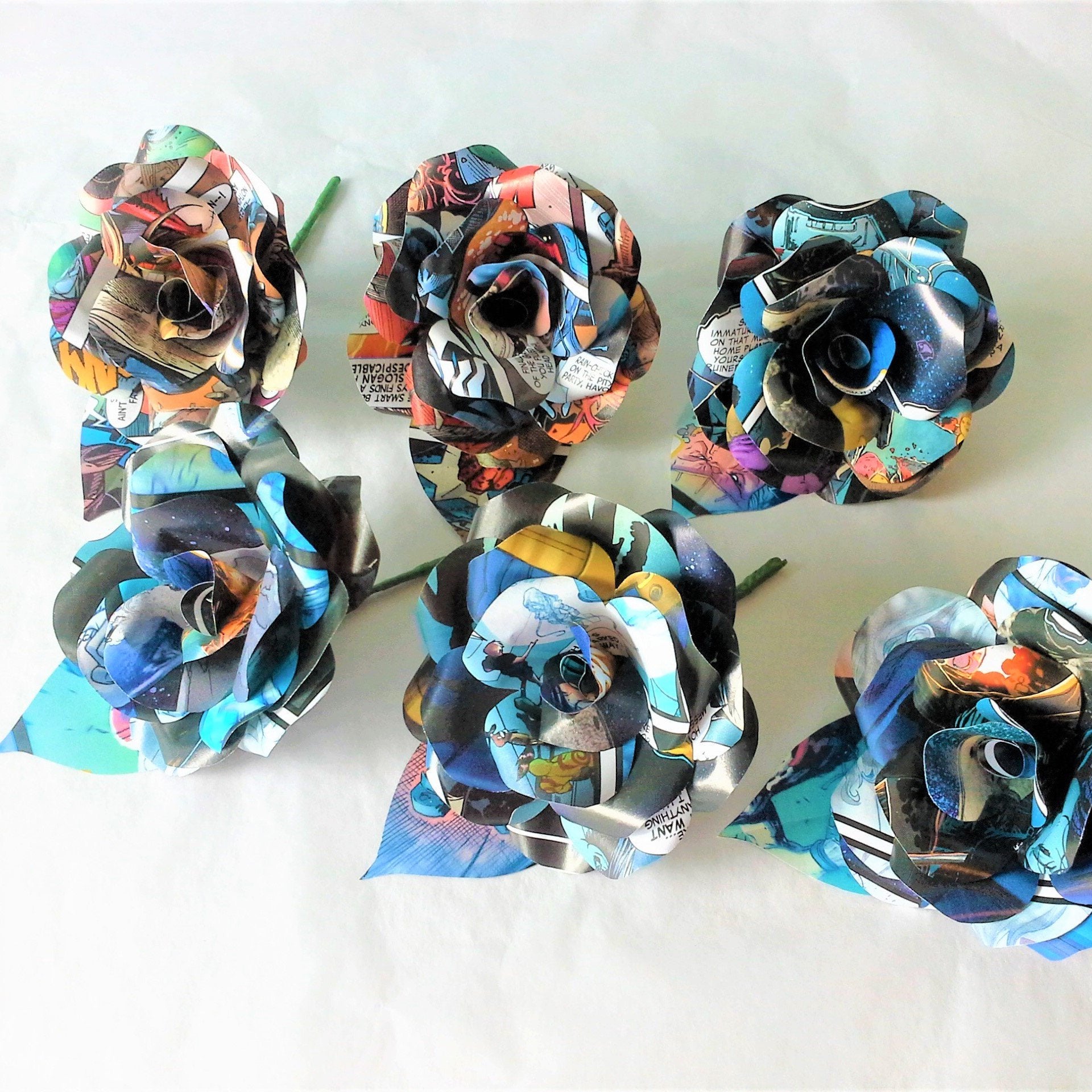 Comic Book Paper Boutonnieres