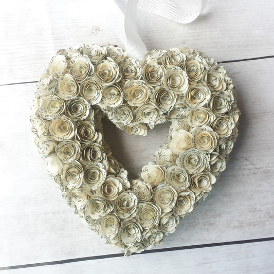 Handmade Heart Wreath - 15cm (6")