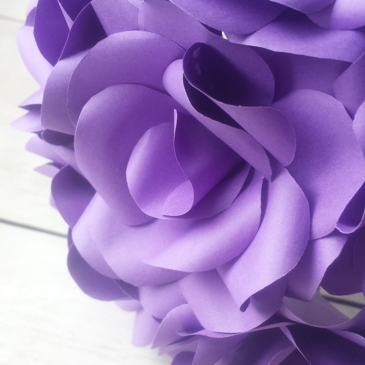 Purple Paper Roses