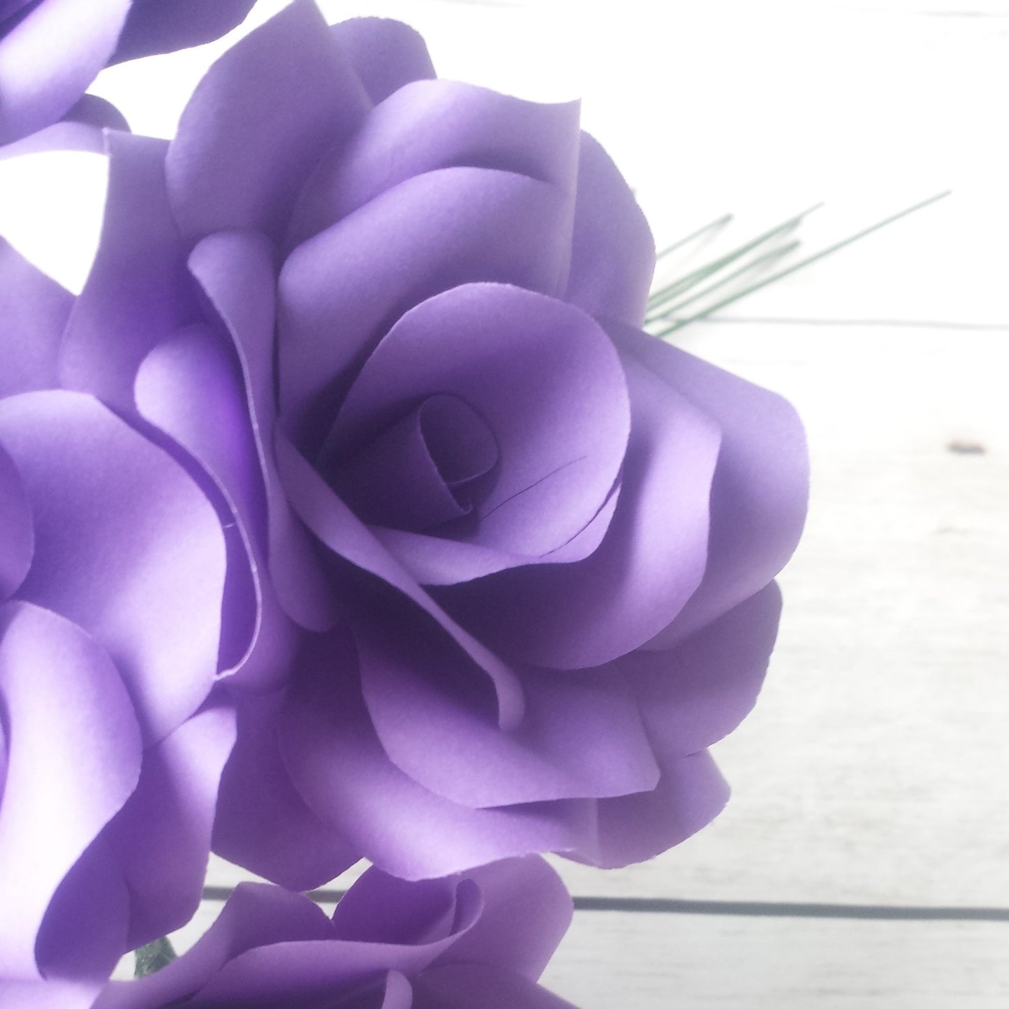 Purple Paper Flowers